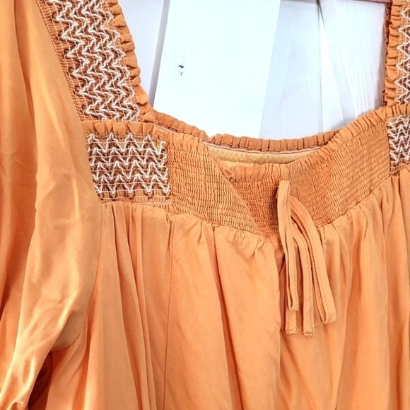 Heyson Scenic Overlook Puff Sleeve Embroidered Mini Boho Dress - Picture 3 of 11